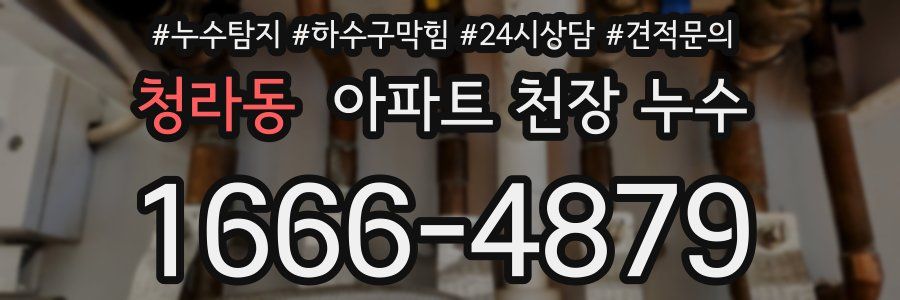 청라동 아파트 천장 누수