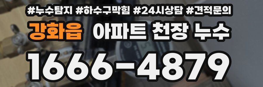 강화읍 아파트 천장 누수