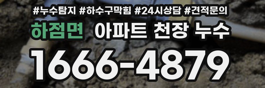 하점면 아파트 천장 누수