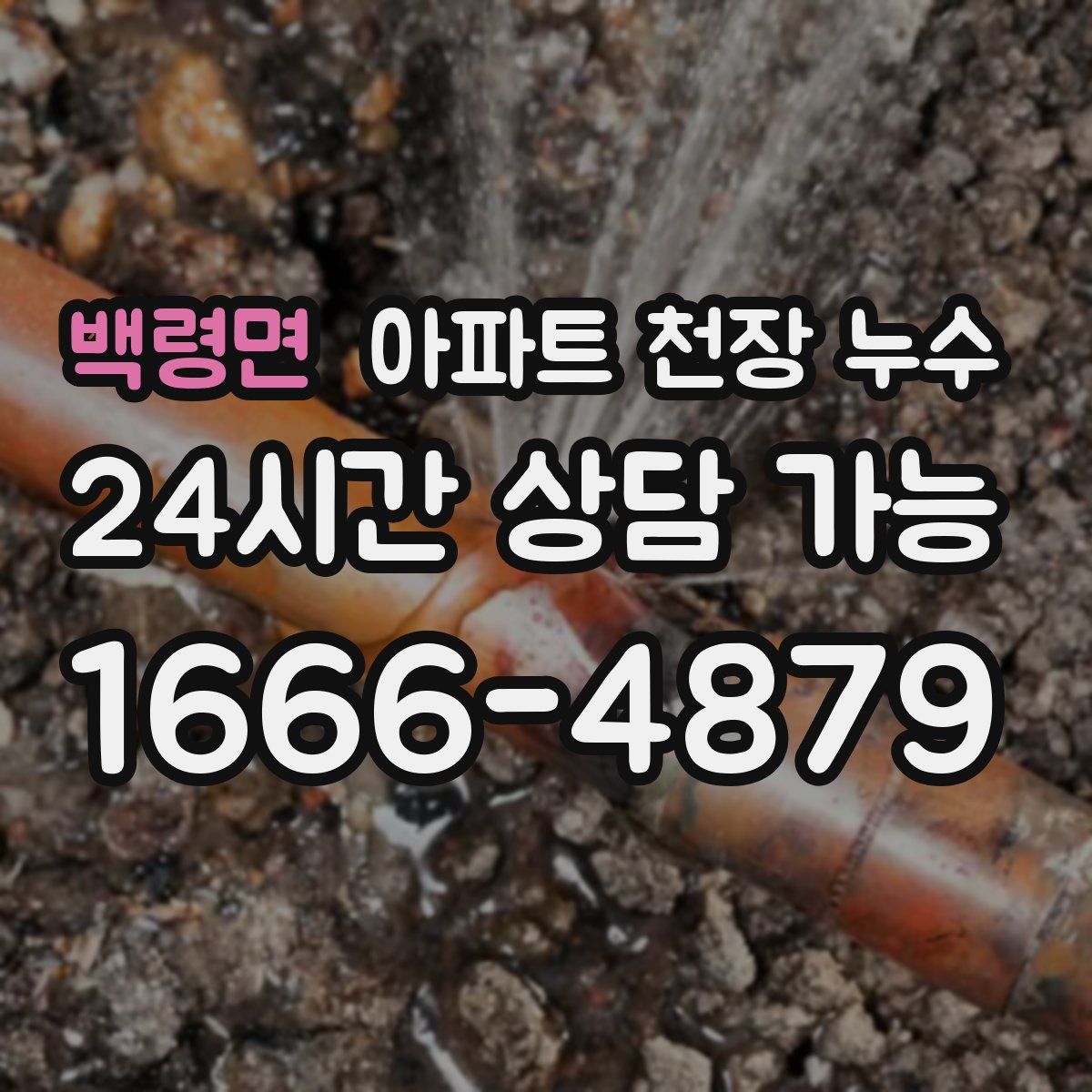 백령면 아파트 천장 누수