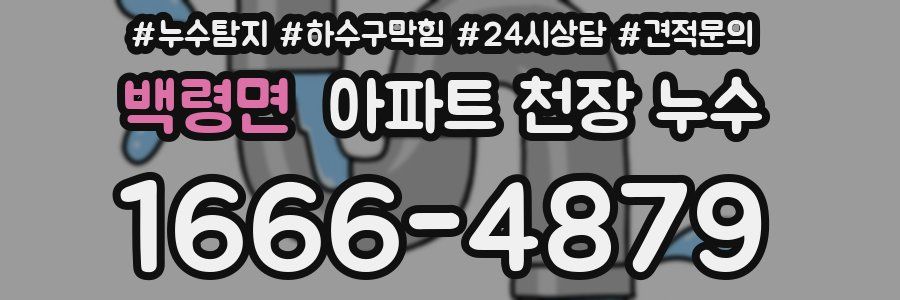 백령면 아파트 천장 누수
