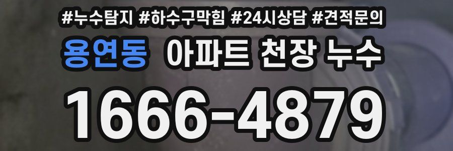 용연동 아파트 천장 누수