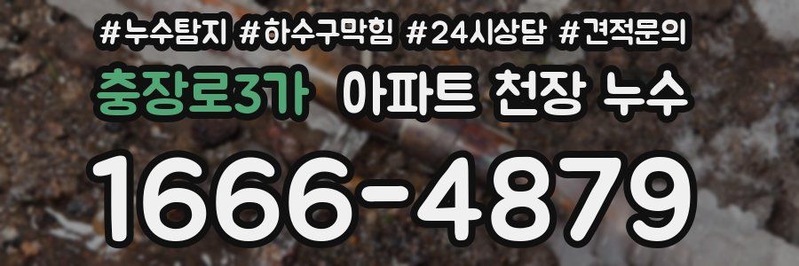 충장로3가 아파트 천장 누수