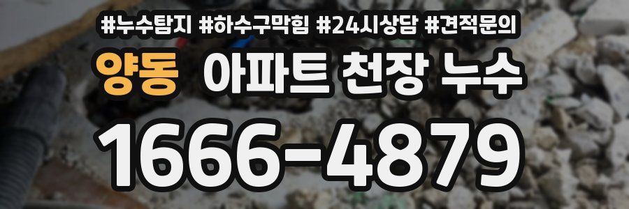 양동 아파트 천장 누수
