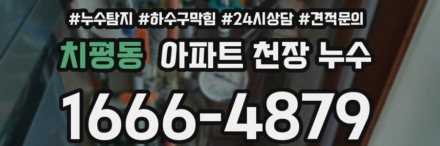 치평동 아파트 천장 누수