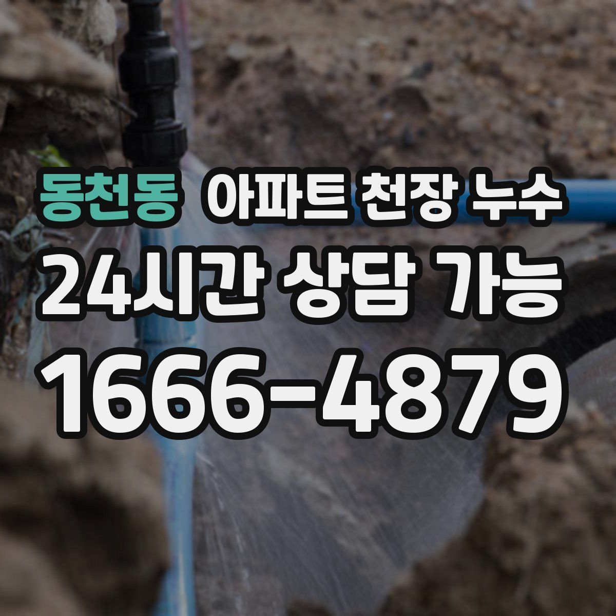 동천동 아파트 천장 누수