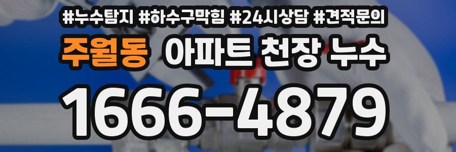 주월동 아파트 천장 누수