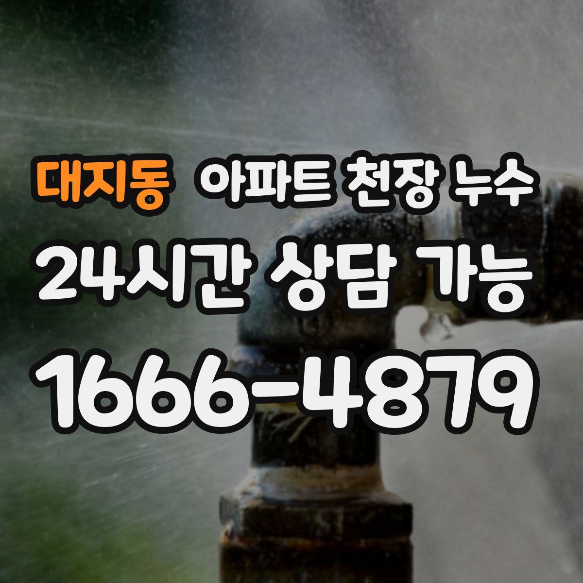 대지동 아파트 천장 누수