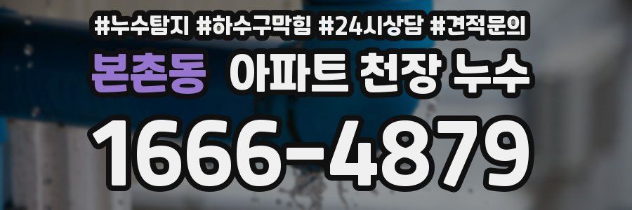 본촌동 아파트 천장 누수