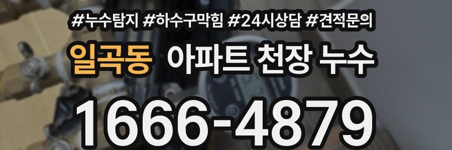 일곡동 아파트 천장 누수