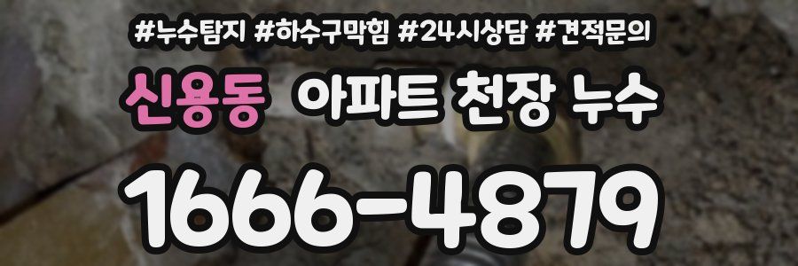 신용동 아파트 천장 누수