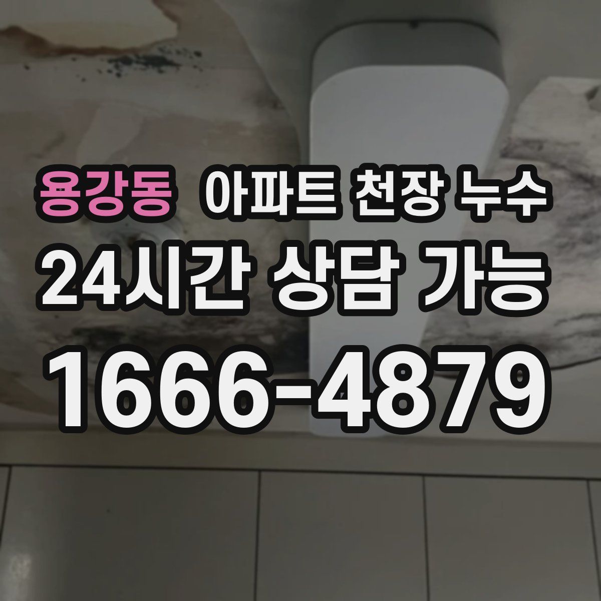 용강동 아파트 천장 누수