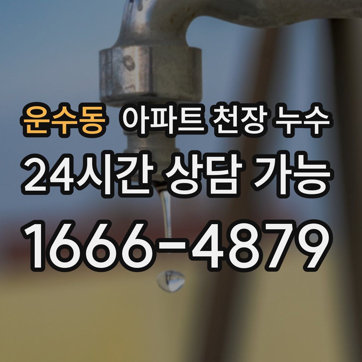 운수동 아파트 천장 누수