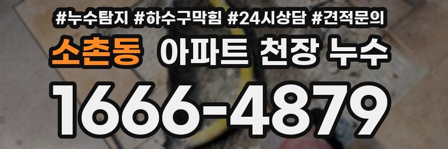 소촌동 아파트 천장 누수