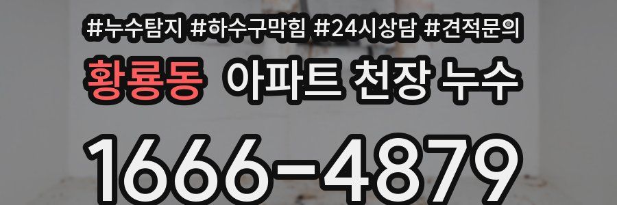 황룡동 아파트 천장 누수