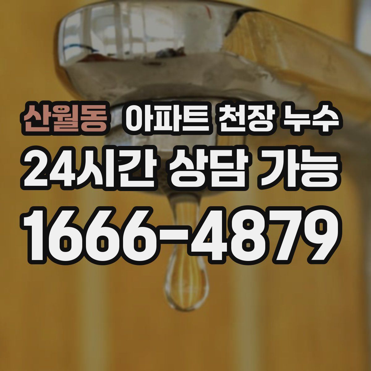 산월동 아파트 천장 누수
