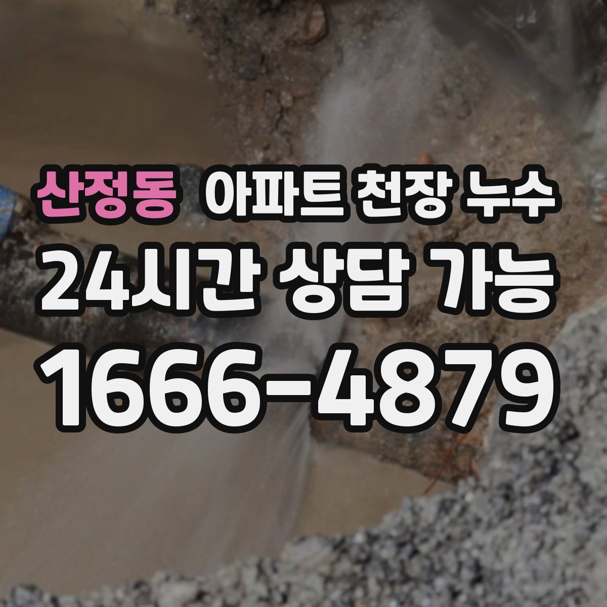 산정동 아파트 천장 누수