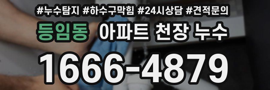 등임동 아파트 천장 누수