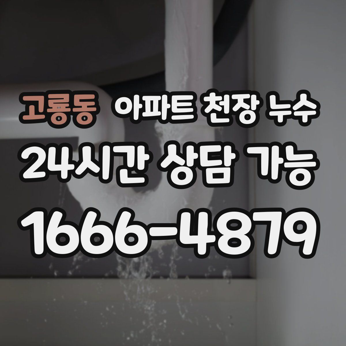 고룡동 아파트 천장 누수