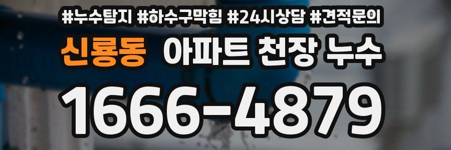 신룡동 아파트 천장 누수