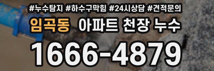 임곡동 아파트 천장 누수