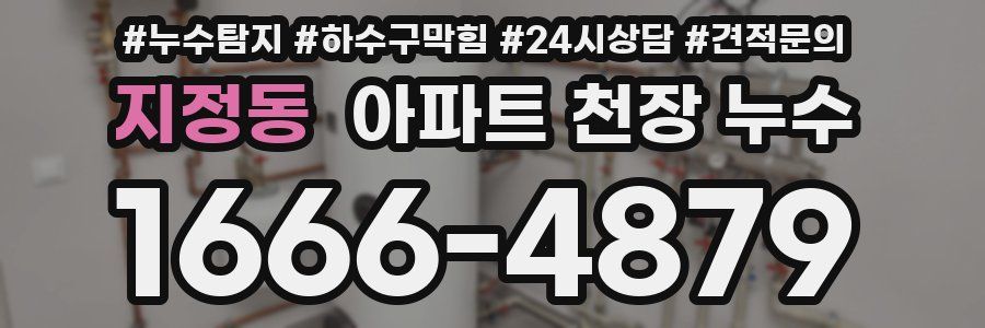지정동 아파트 천장 누수