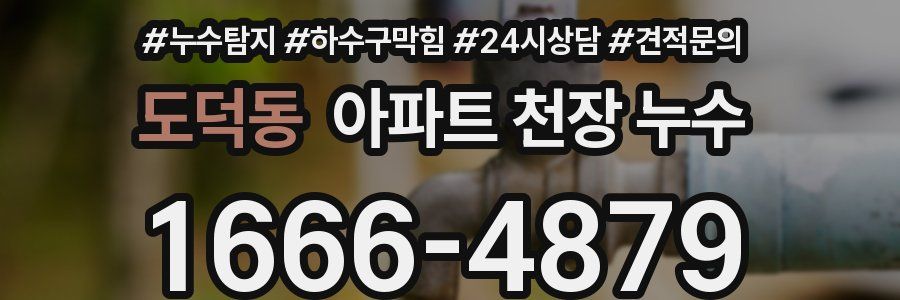 도덕동 아파트 천장 누수