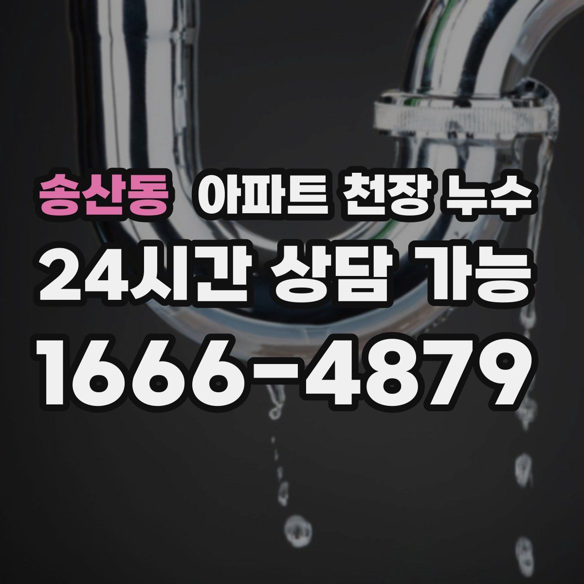 송산동 아파트 천장 누수