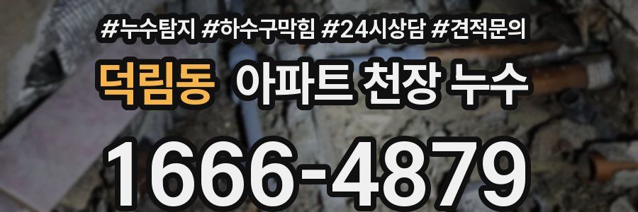 덕림동 아파트 천장 누수