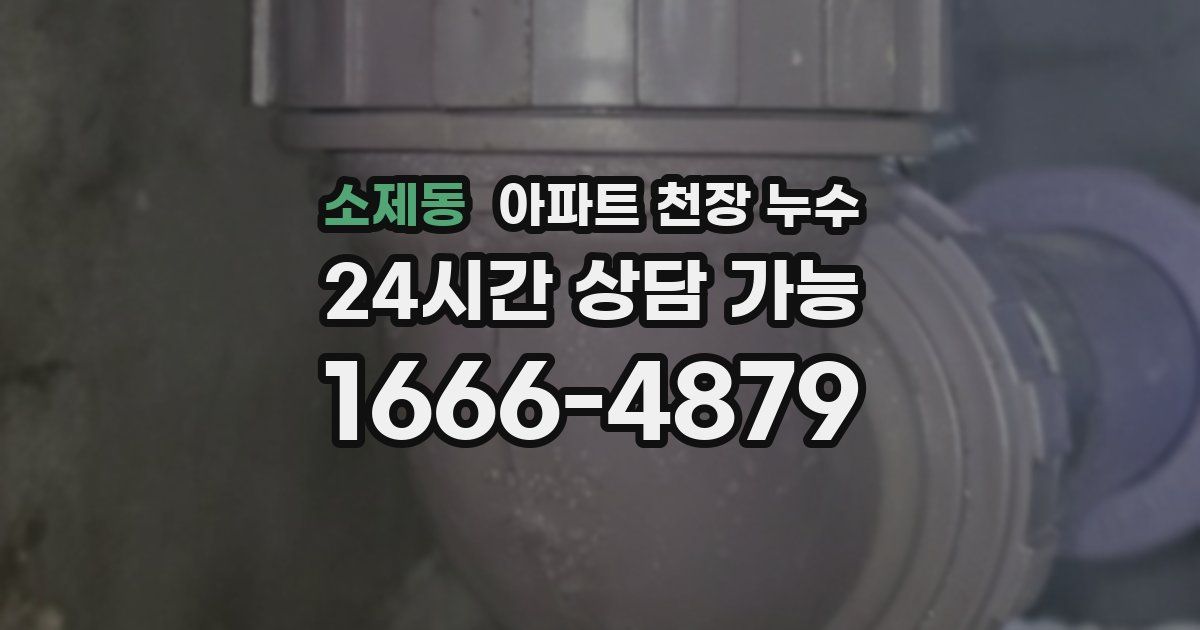 소제동 아파트 천장 누수