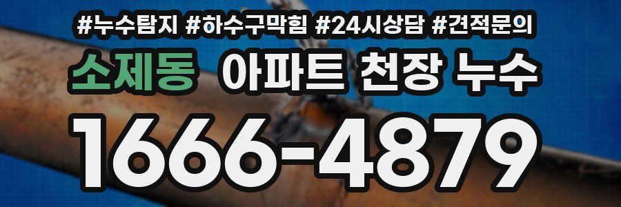 소제동 아파트 천장 누수
