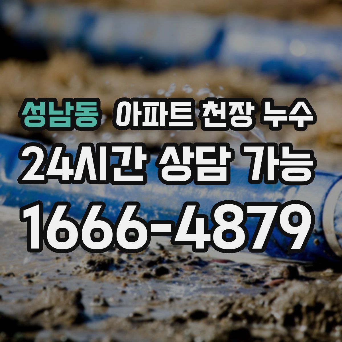 성남동 아파트 천장 누수
