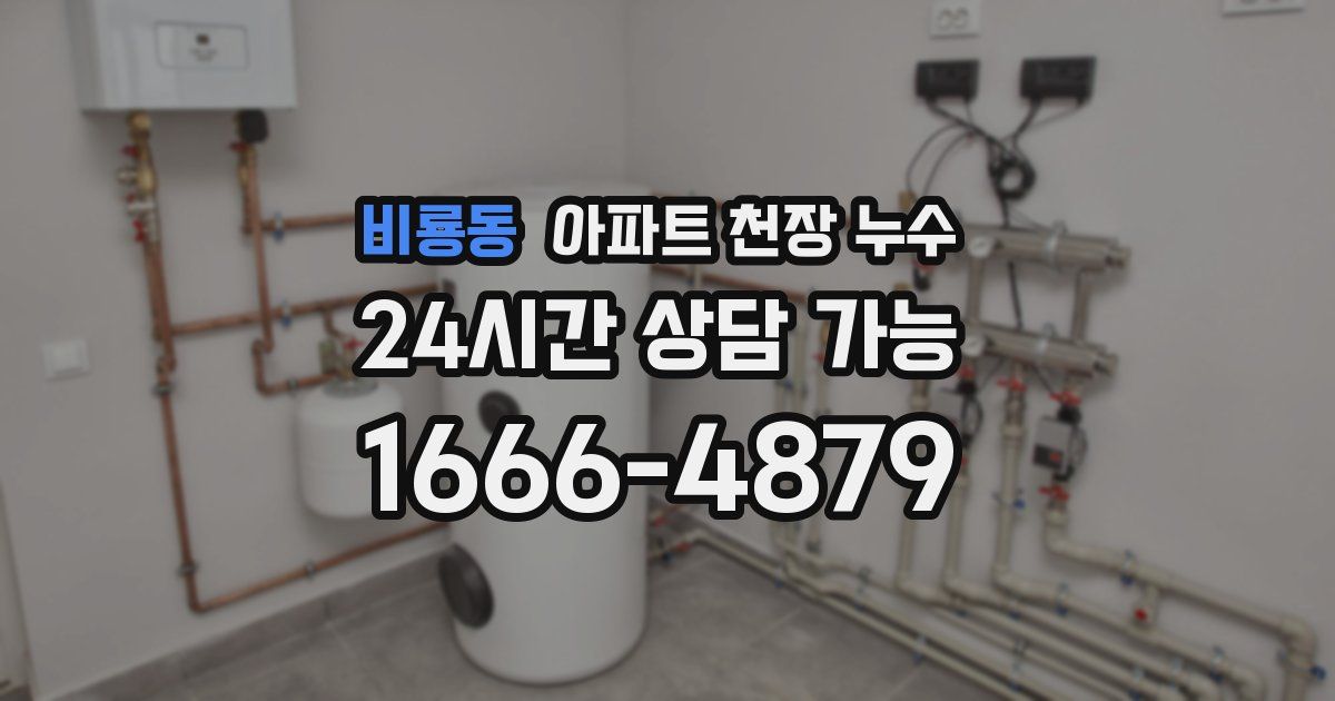 비룡동 아파트 천장 누수