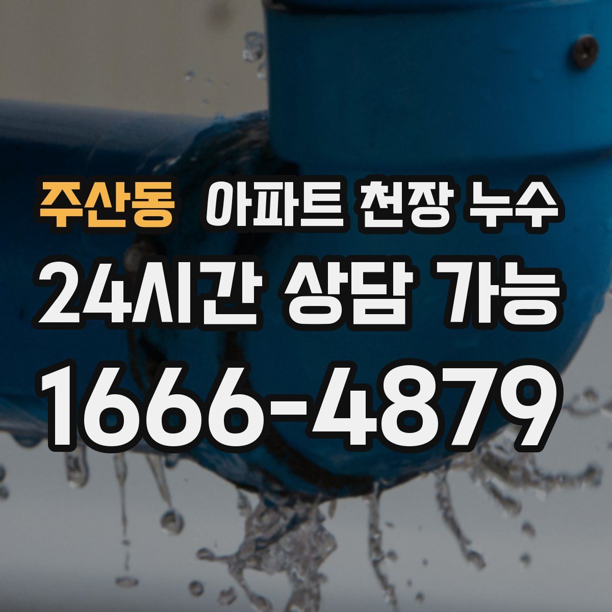 주산동 아파트 천장 누수