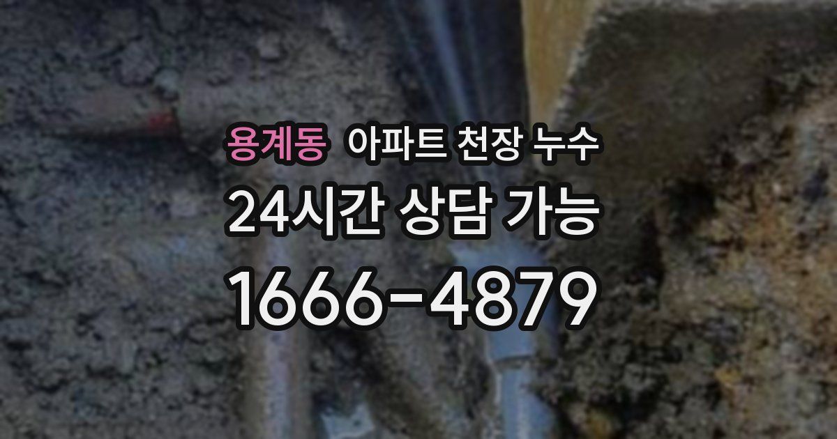 용계동 아파트 천장 누수
