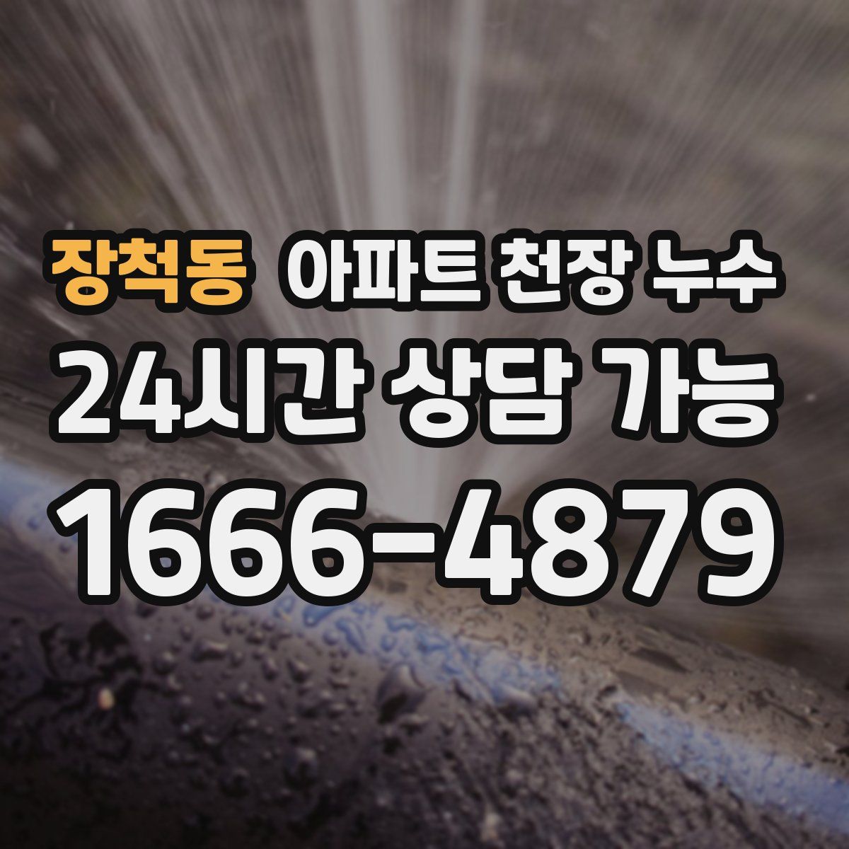장척동 아파트 천장 누수