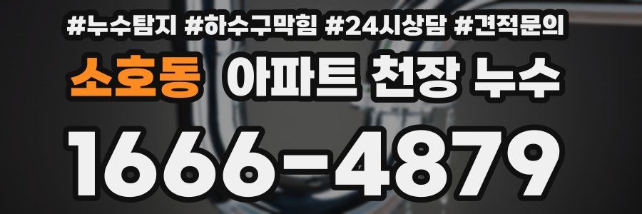 소호동 아파트 천장 누수