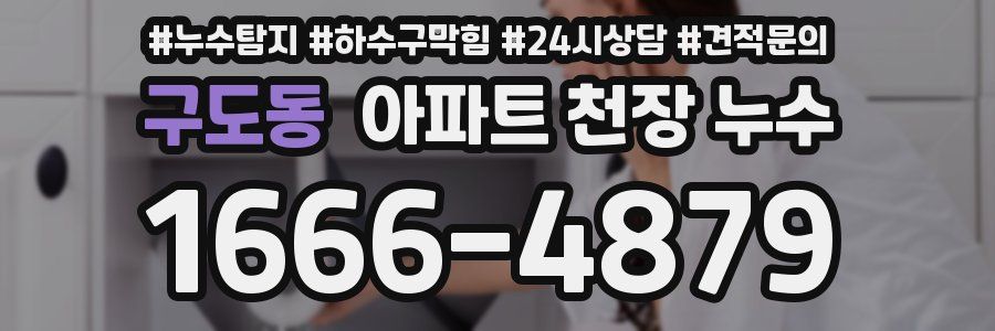 구도동 아파트 천장 누수