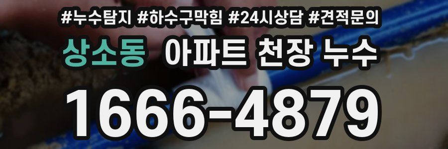상소동 아파트 천장 누수