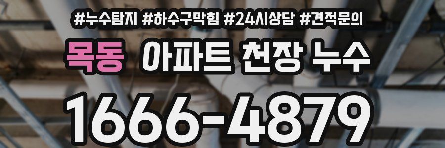 목동 아파트 천장 누수