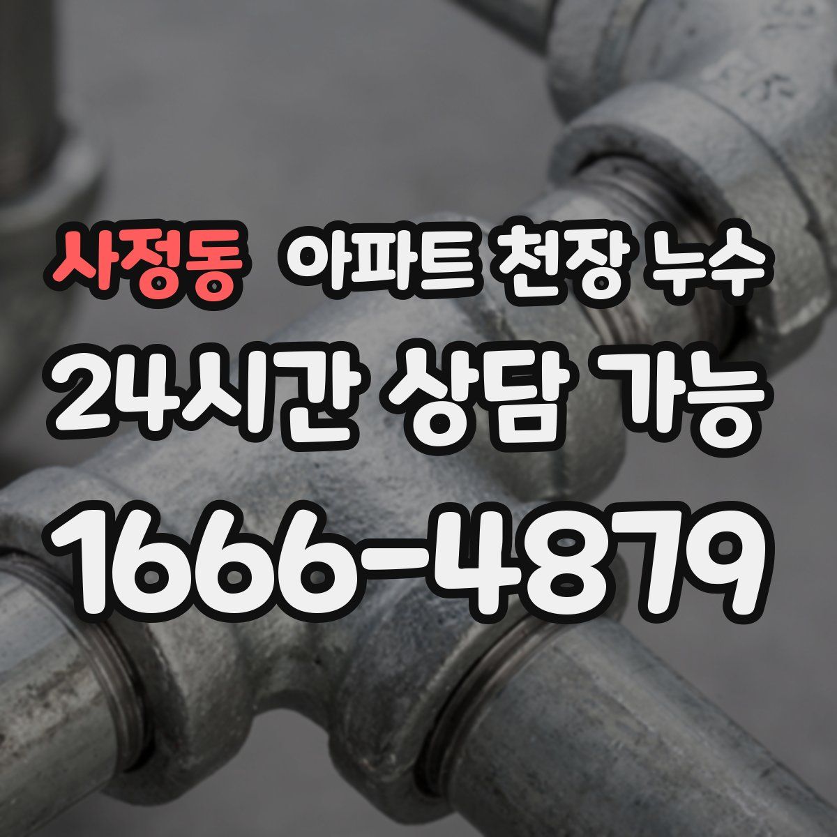 사정동 아파트 천장 누수
