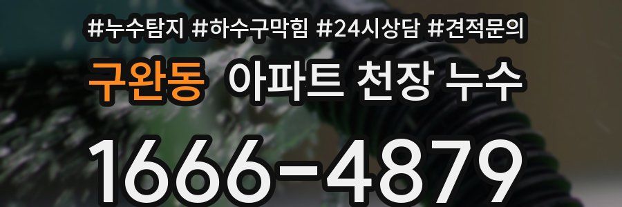 구완동 아파트 천장 누수
