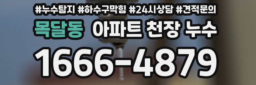 목달동 아파트 천장 누수