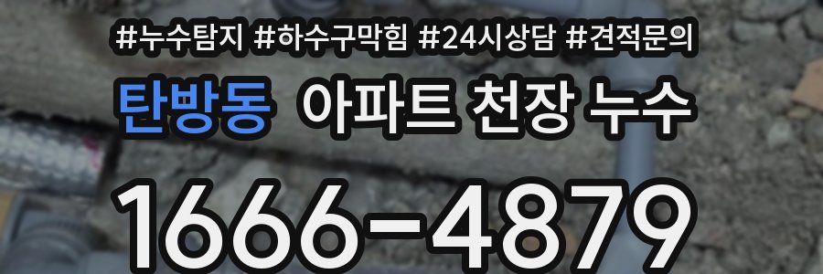 탄방동 아파트 천장 누수
