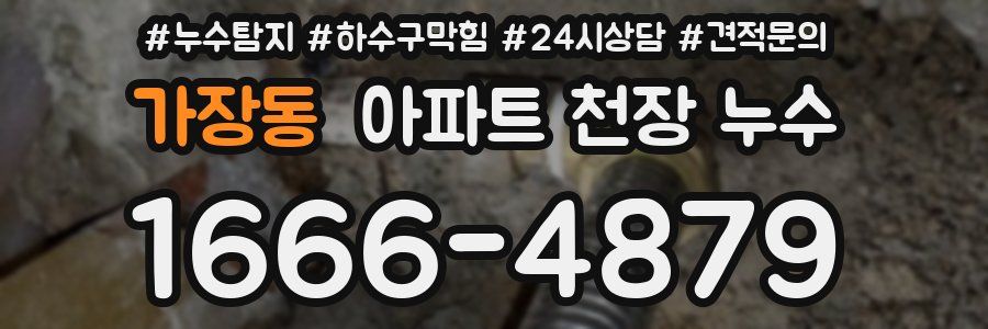 가장동 아파트 천장 누수