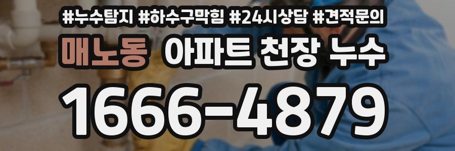매노동 아파트 천장 누수