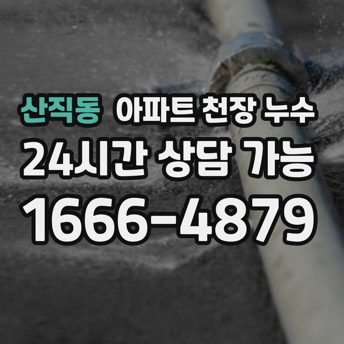 산직동 아파트 천장 누수