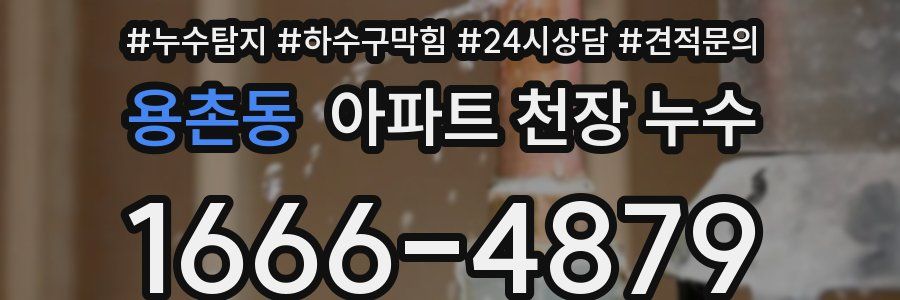 용촌동 아파트 천장 누수