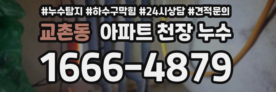 교촌동 아파트 천장 누수