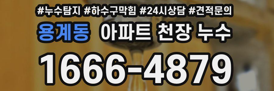 용계동 아파트 천장 누수